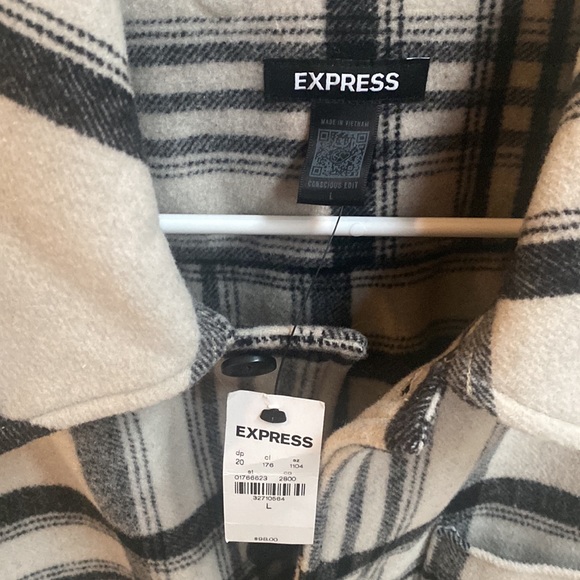 Really Nice Express Men’s Large Shirt Jacket- New! - Picture 2 of 3